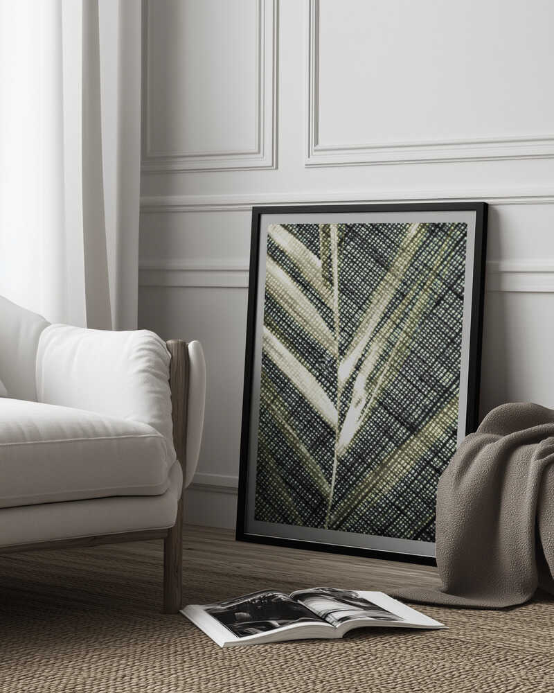 Lueur de tapisserie feuillue | Affiche