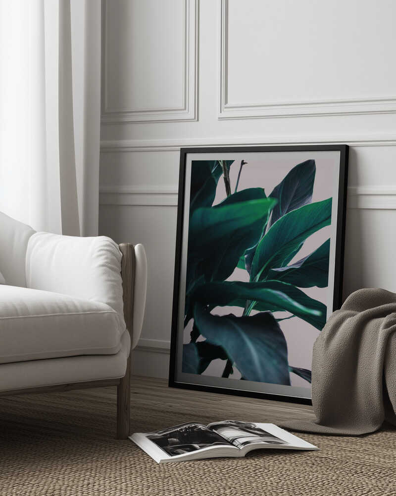 Die Eleganz tropischer Blätter | Poster