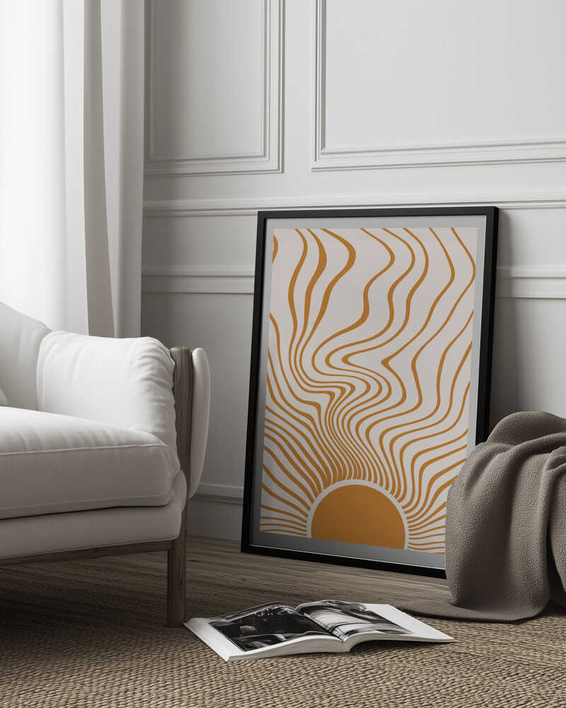 Lumière courbée | Affiche