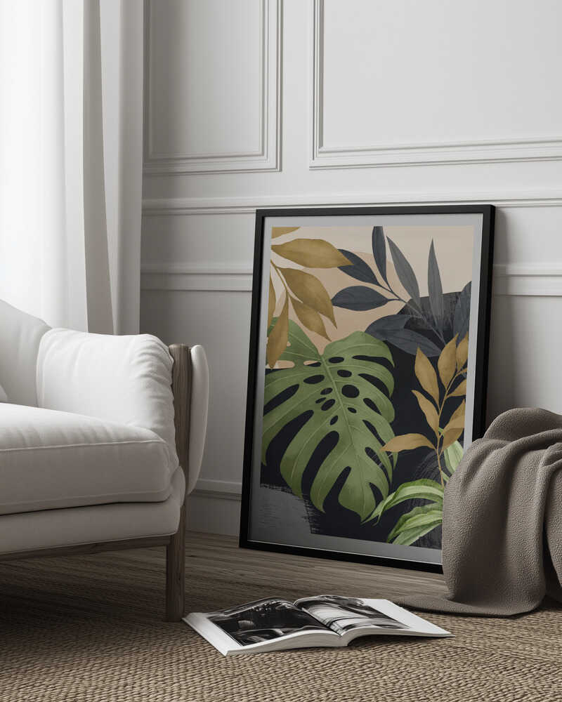 Blattreiche Schichten | Poster