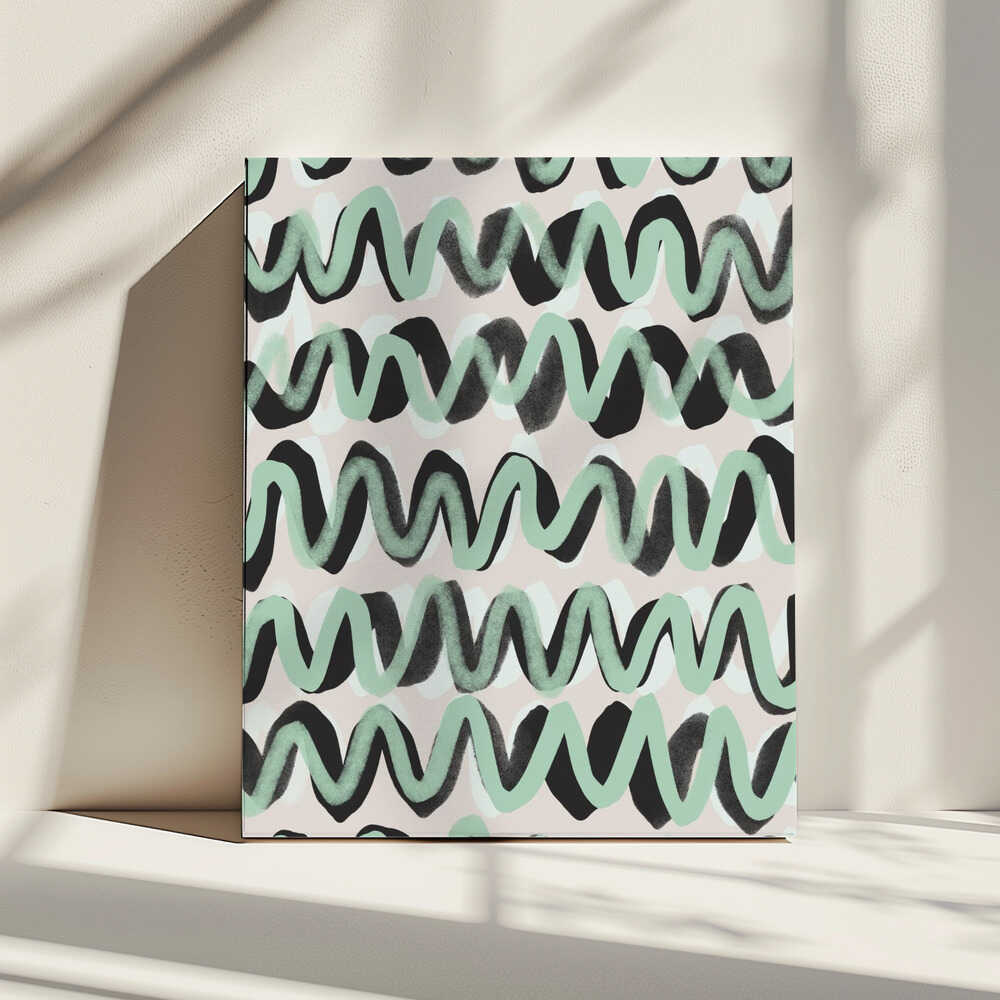 Wellenbewegungsrhythmus | Leinwand