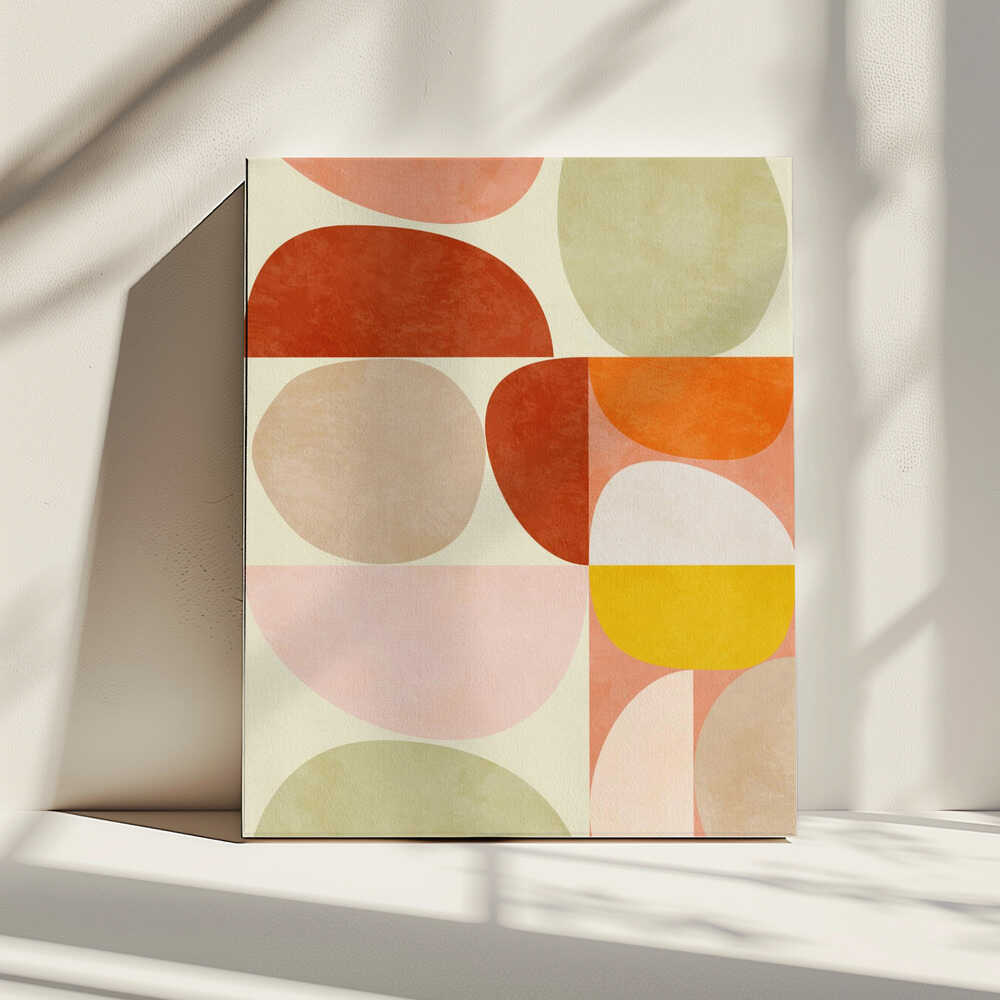 Pastellgeometrie | Leinwand