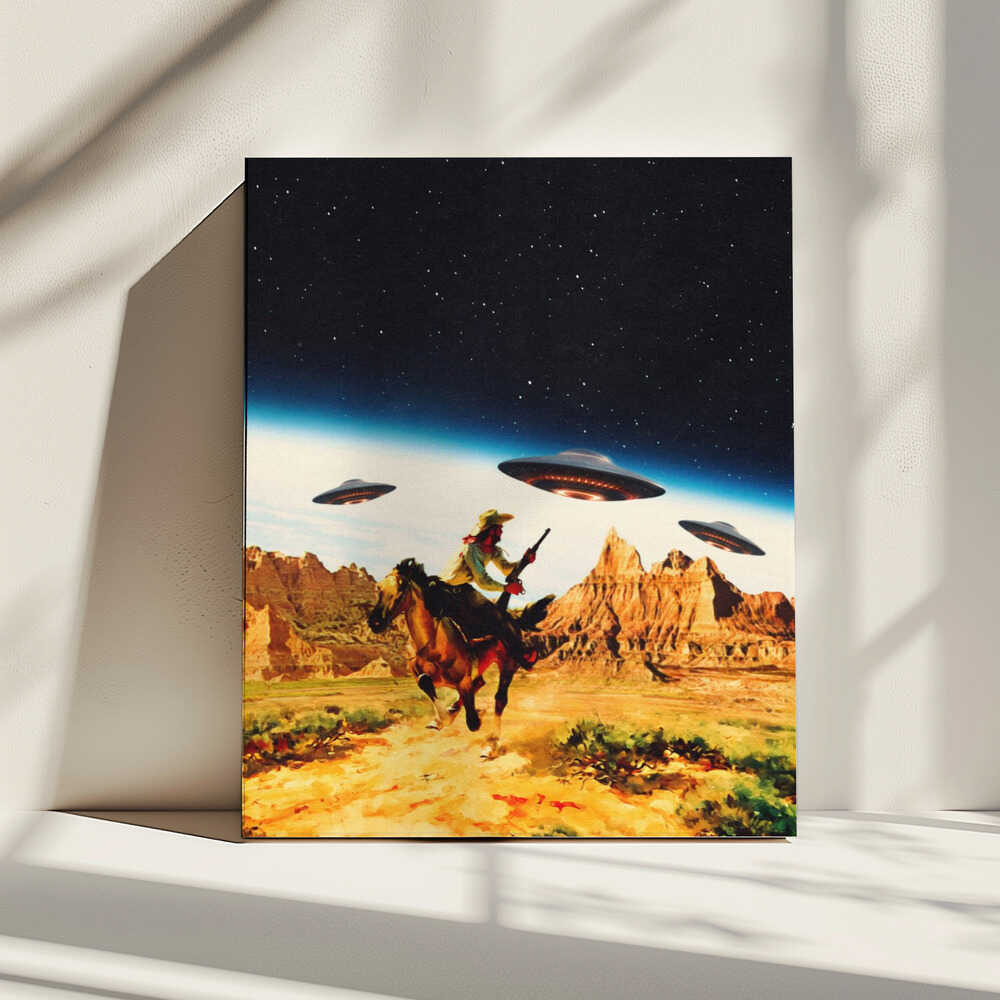 UFO Space Chase | Canvas