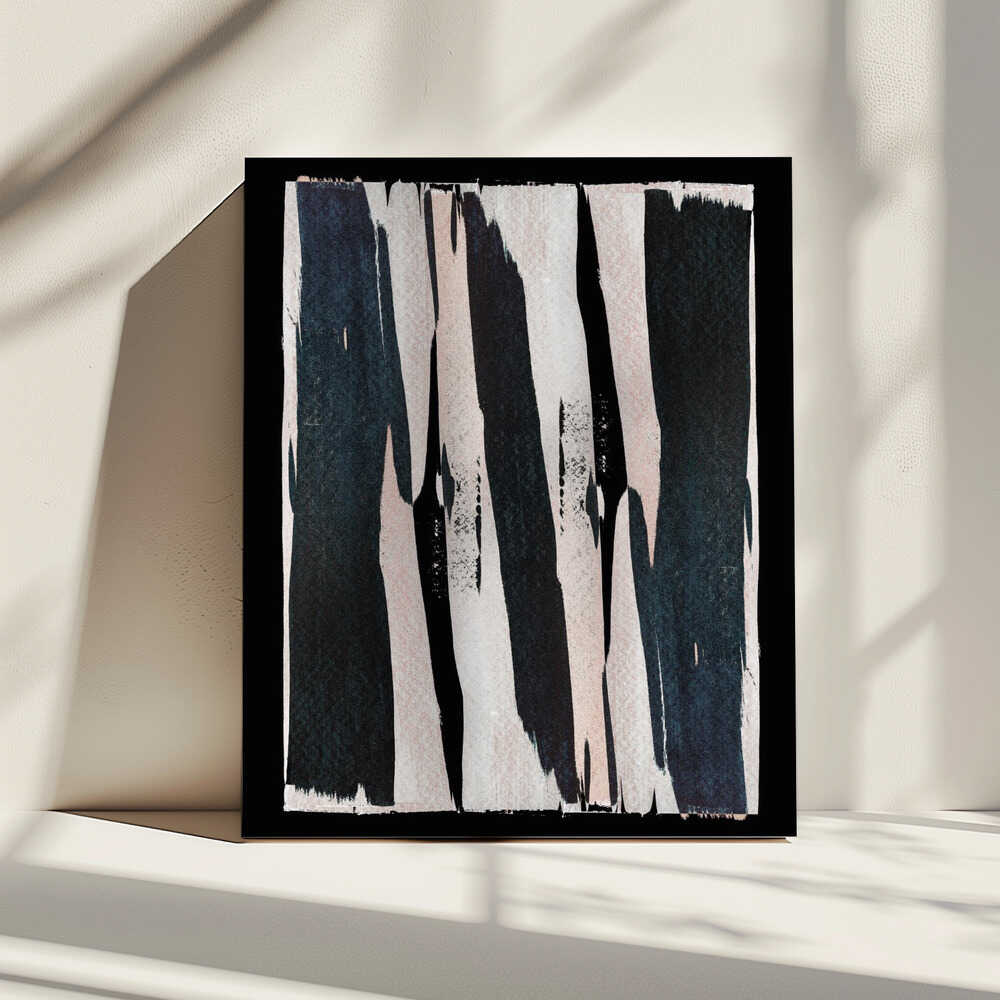 Rayures monochromes | Toile