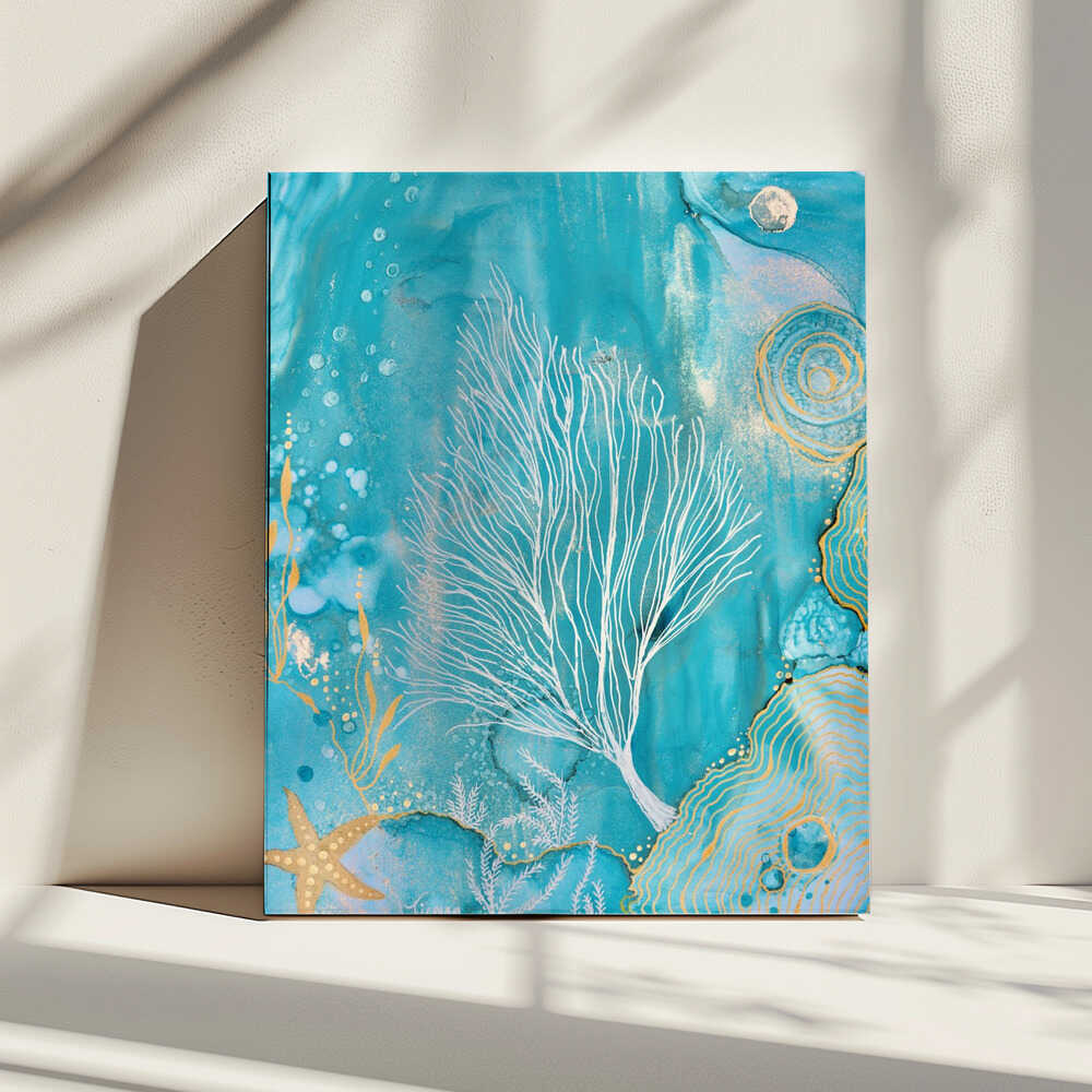 Eaux turquoise | Toile