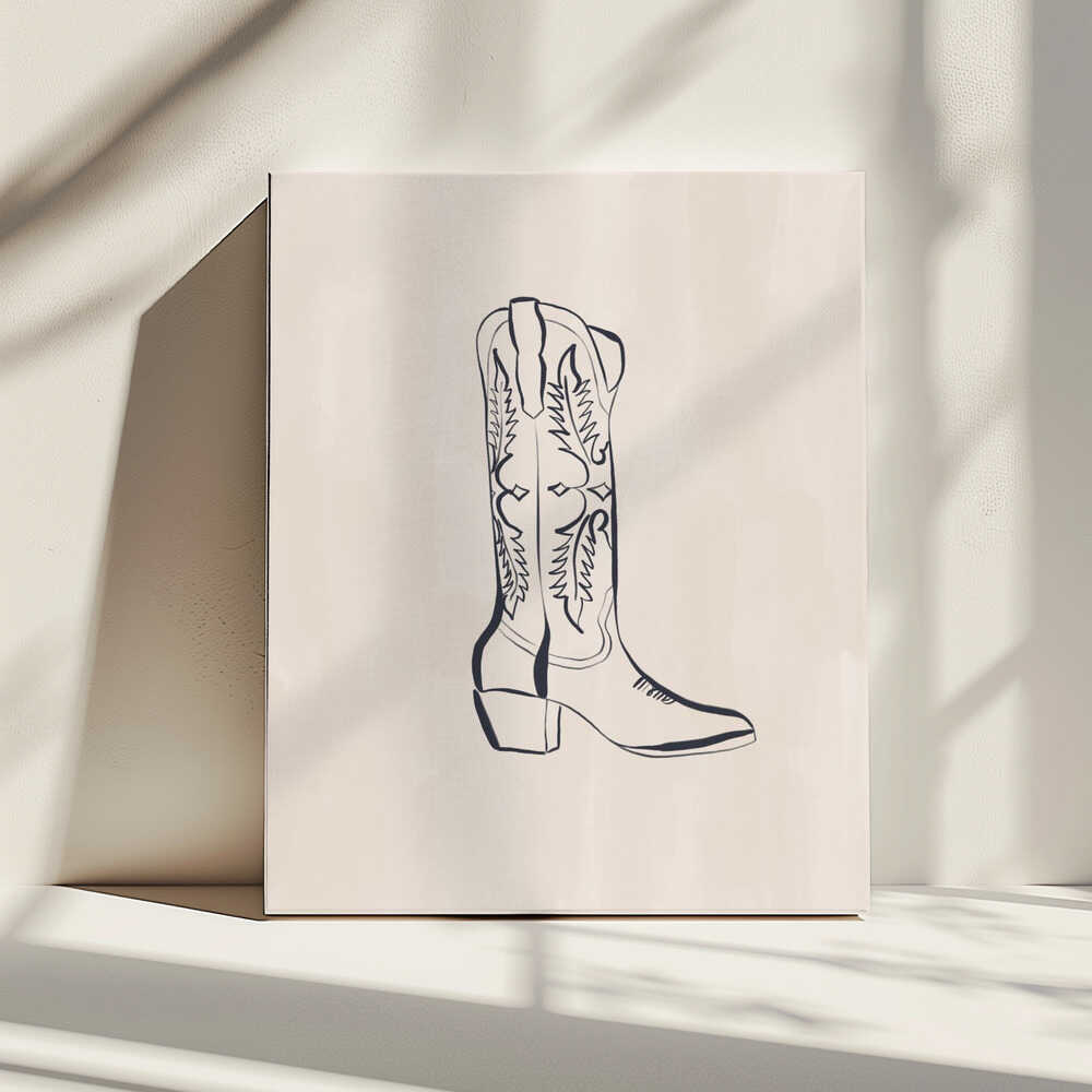 Cowboy Boots By Ivy Green Illustrations | Canvas