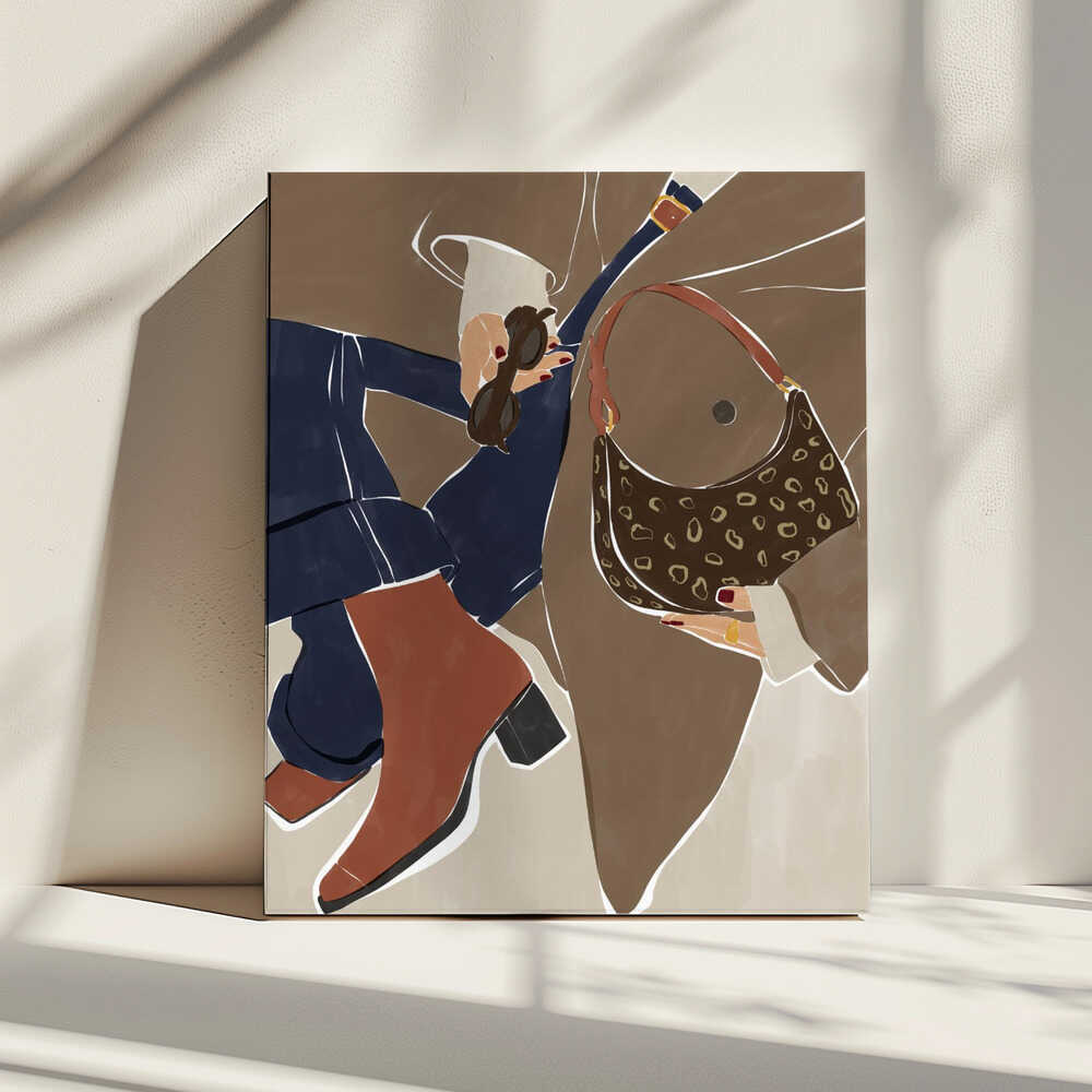 Fall Fashion Vibes Art Print By Ivy Green Illustrations | Canvas