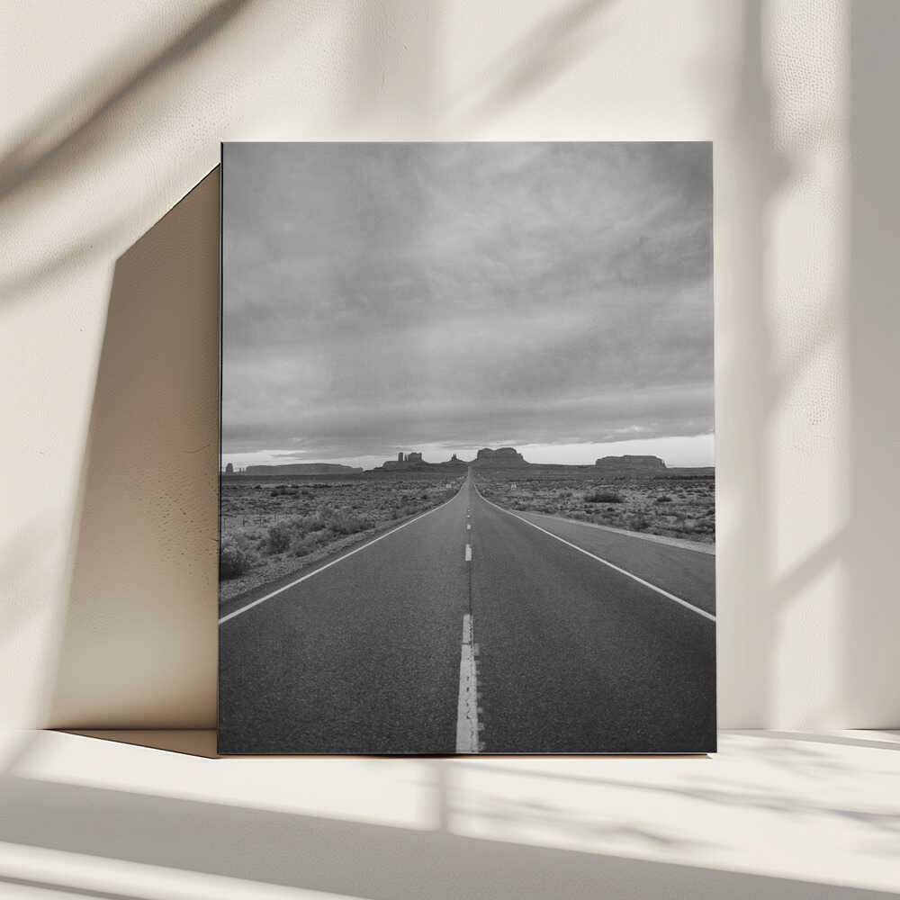 Monument Valley II monochrome | Toile