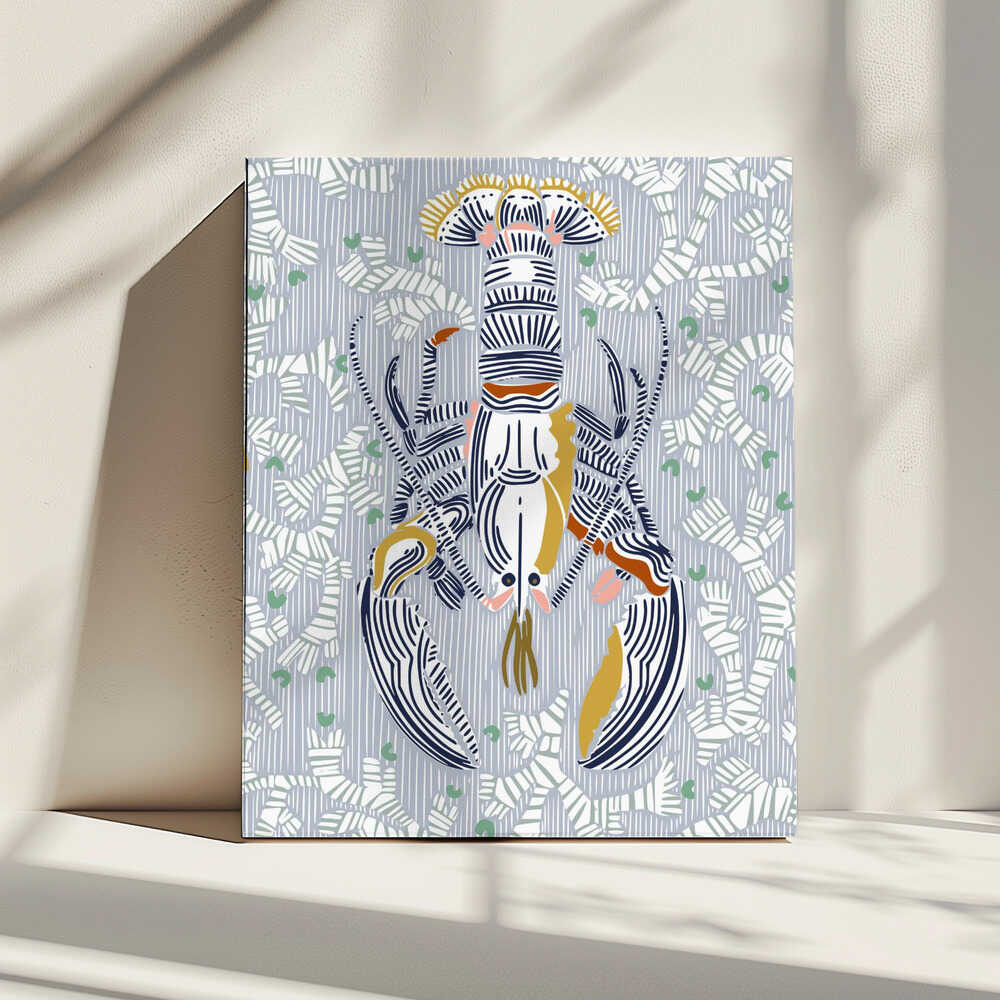 Gris Cœur de Crustacé | Toile