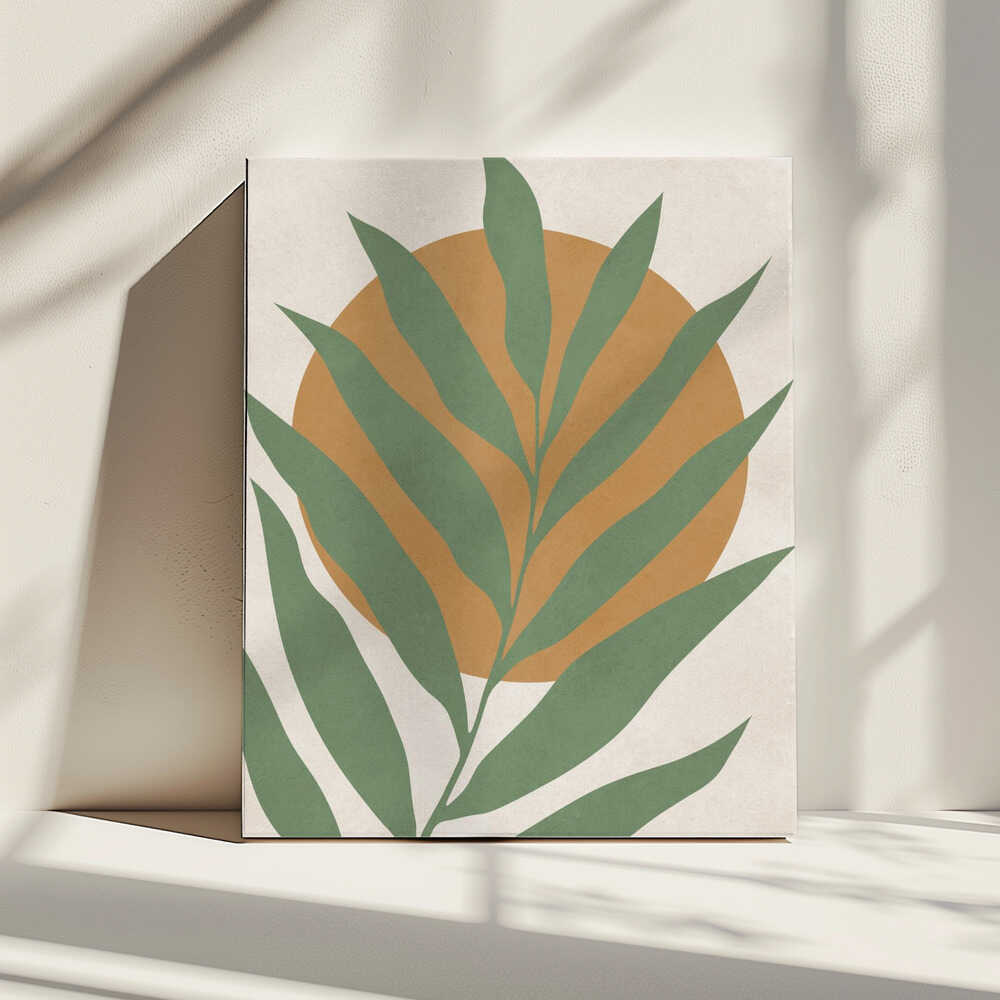 Blumen- und Tropenmotiv 3 | Leinwand