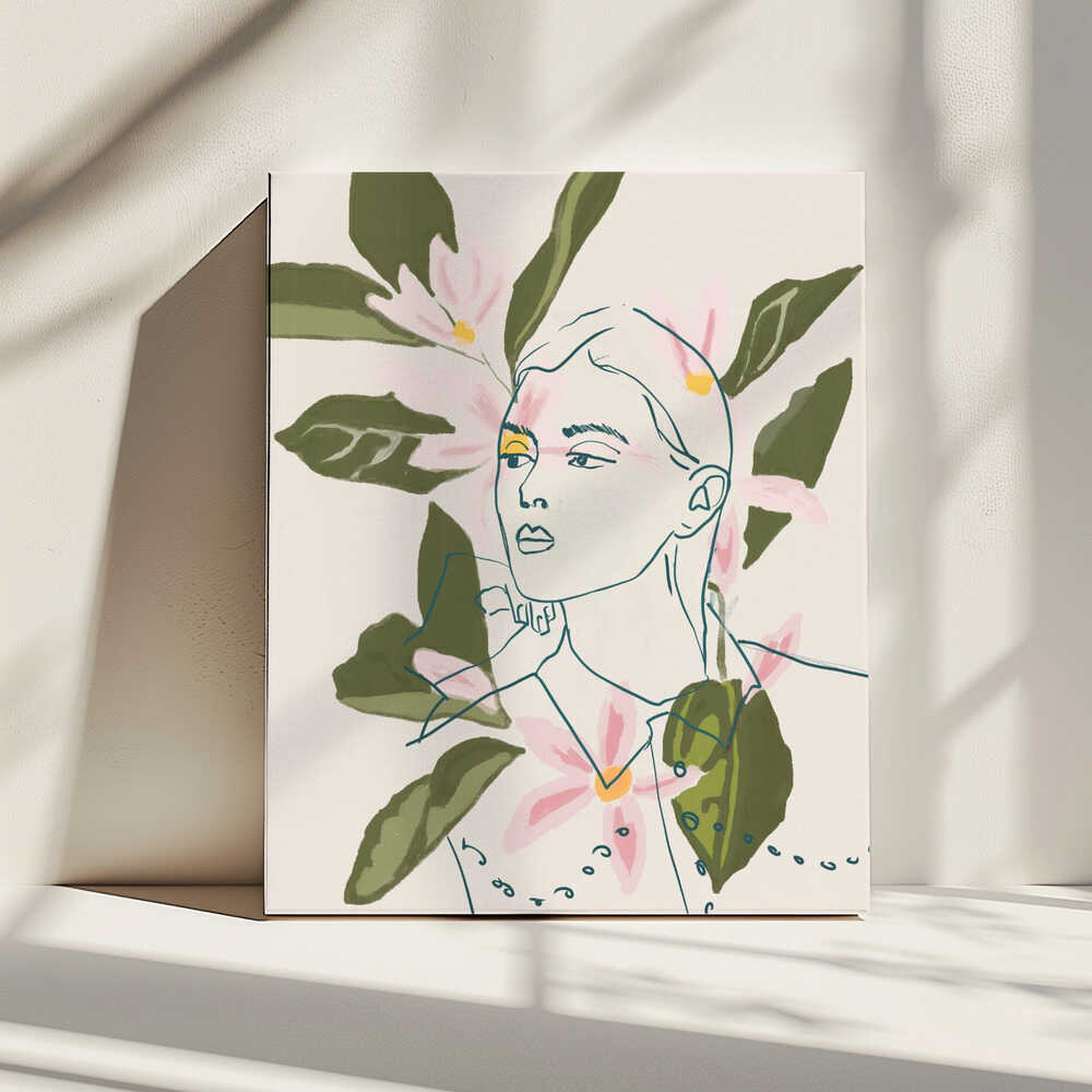 Reflets floraux | Toile