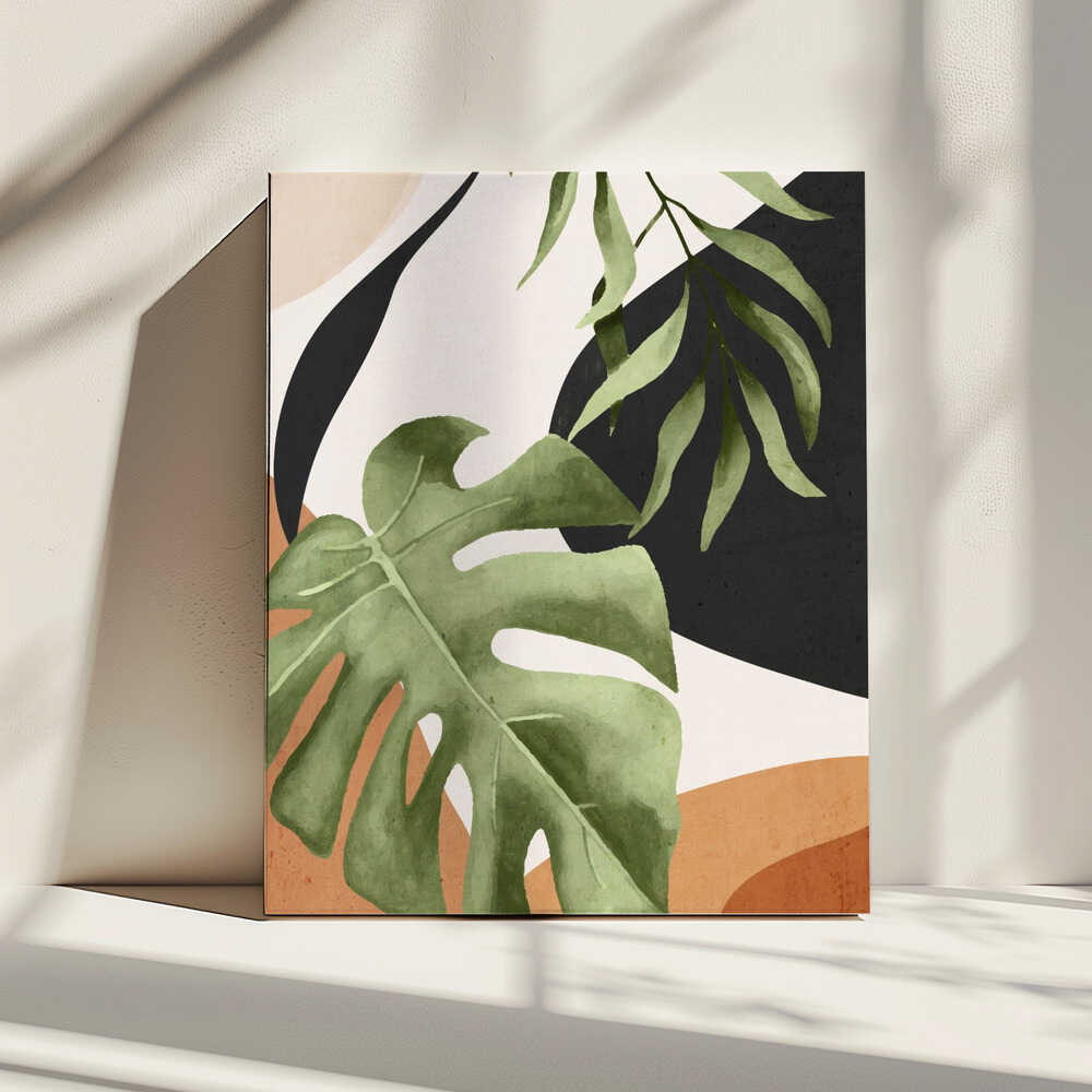 Abstract Art Tropical Leaves 23 | Canvas