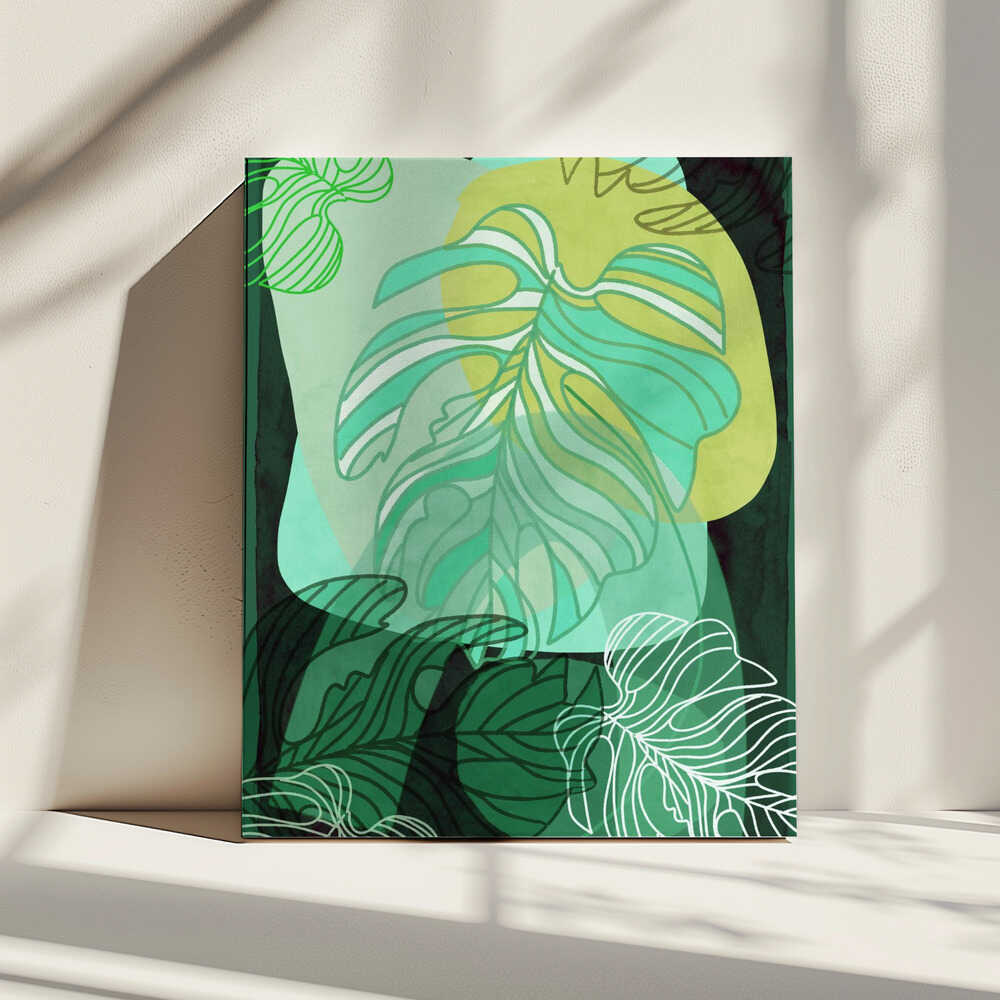Monstera-Rhapsodie | Leinwand
