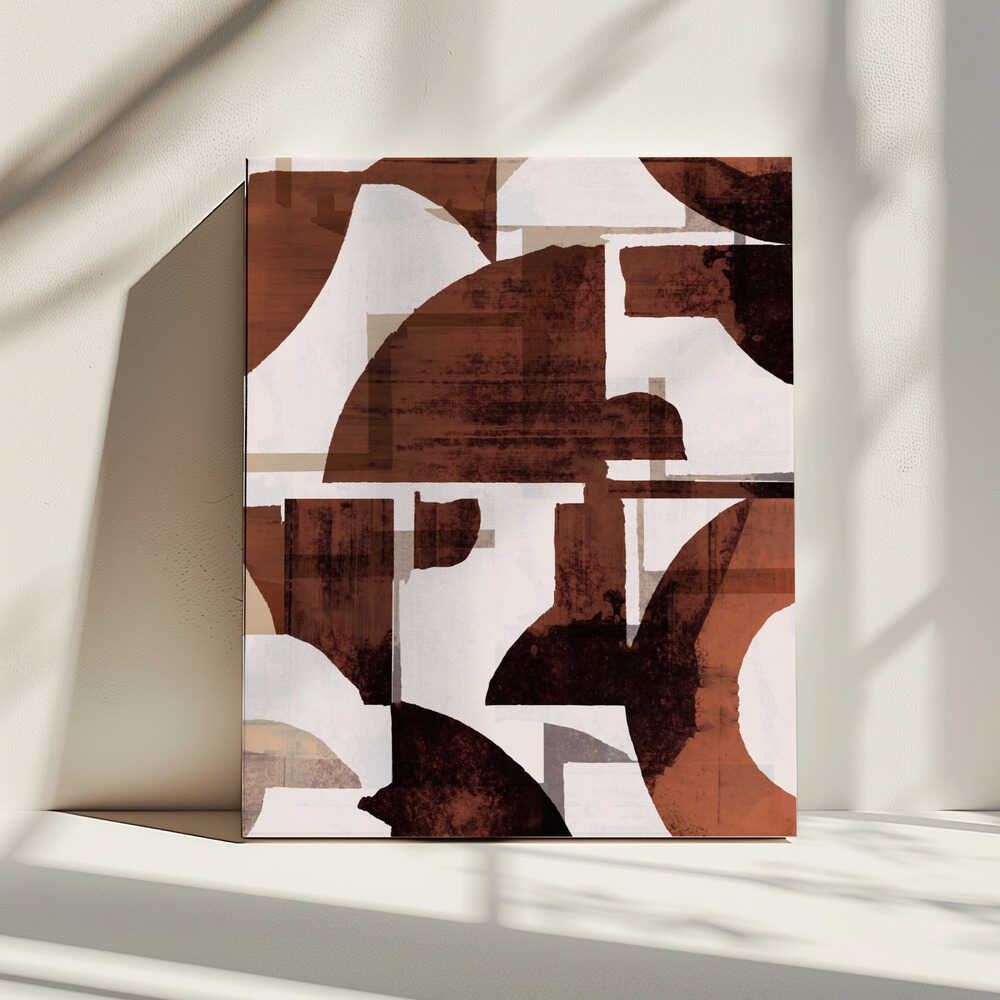 Abstrakter Rost &amp; Form | Leinwand