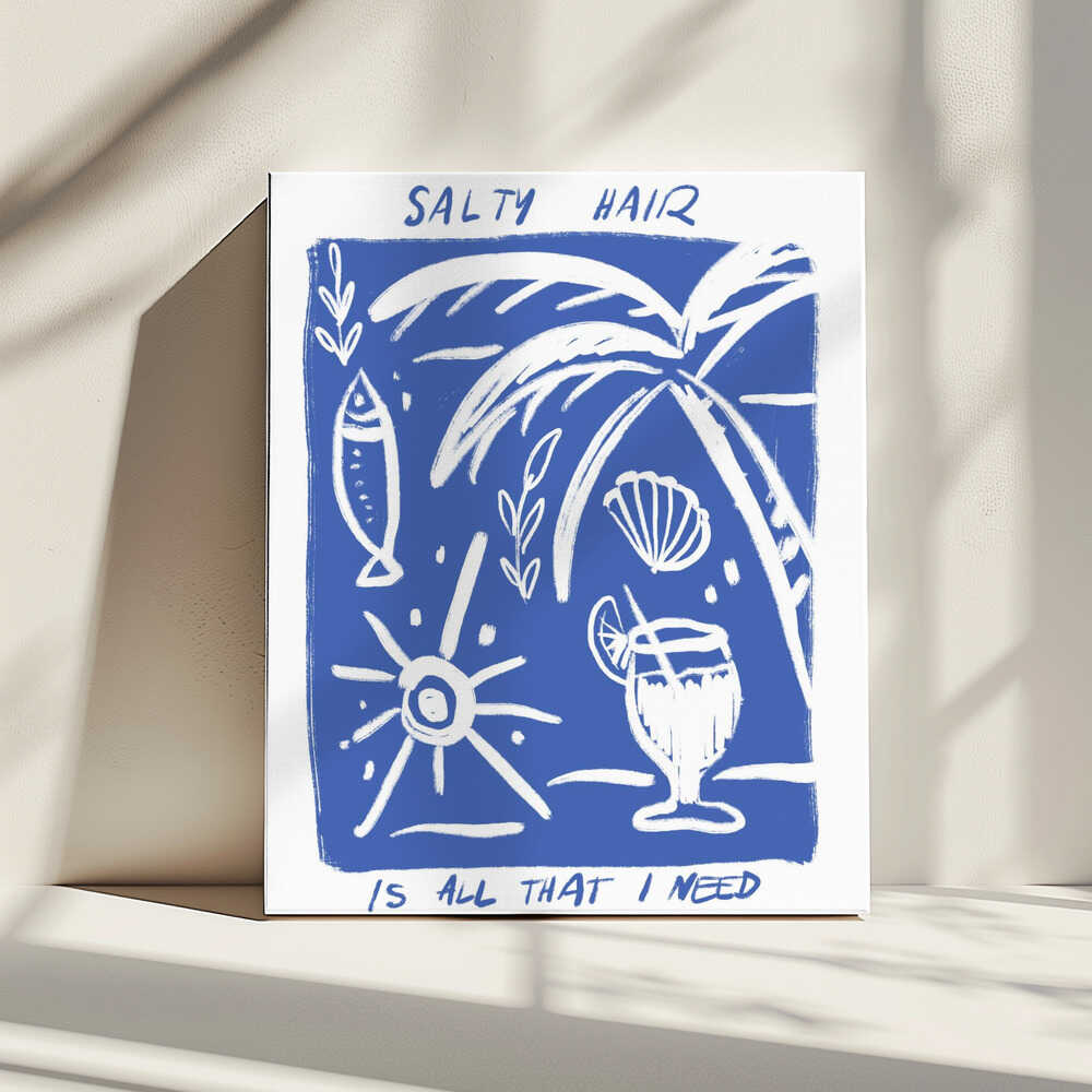 Affiche Cheveux Salés | Toile