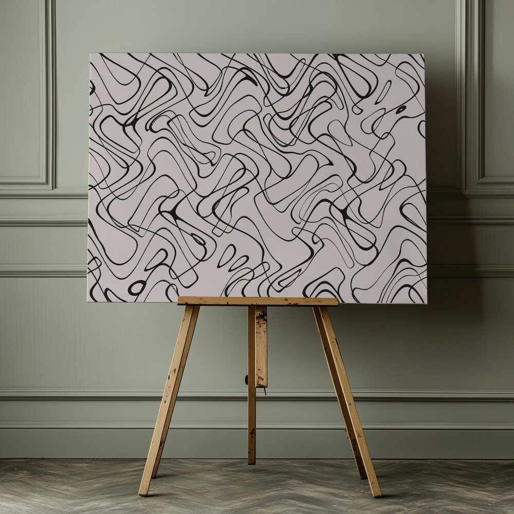 Fluid Lines Dance | Canvas