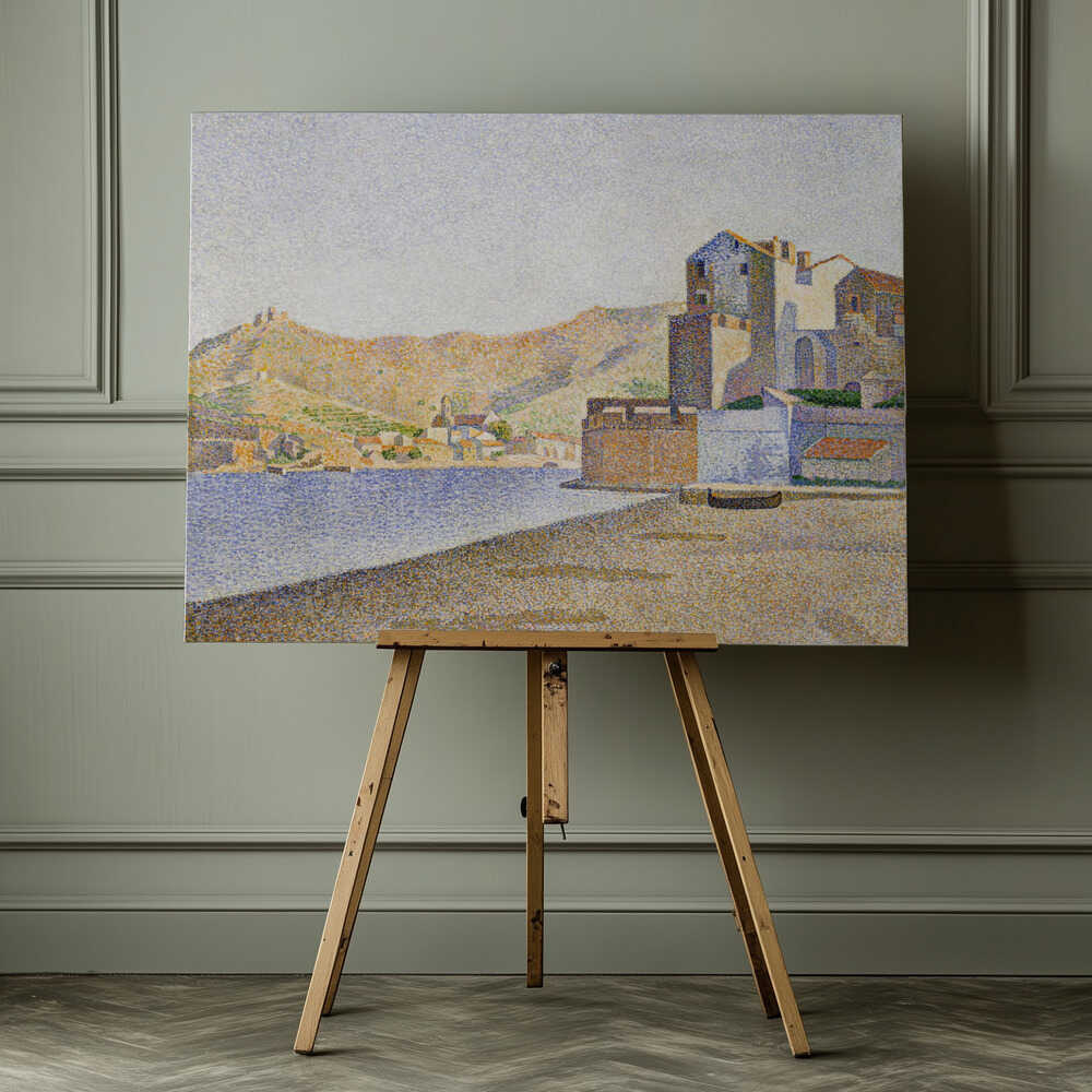 La plage municipale, Collioure 1887 | Toile