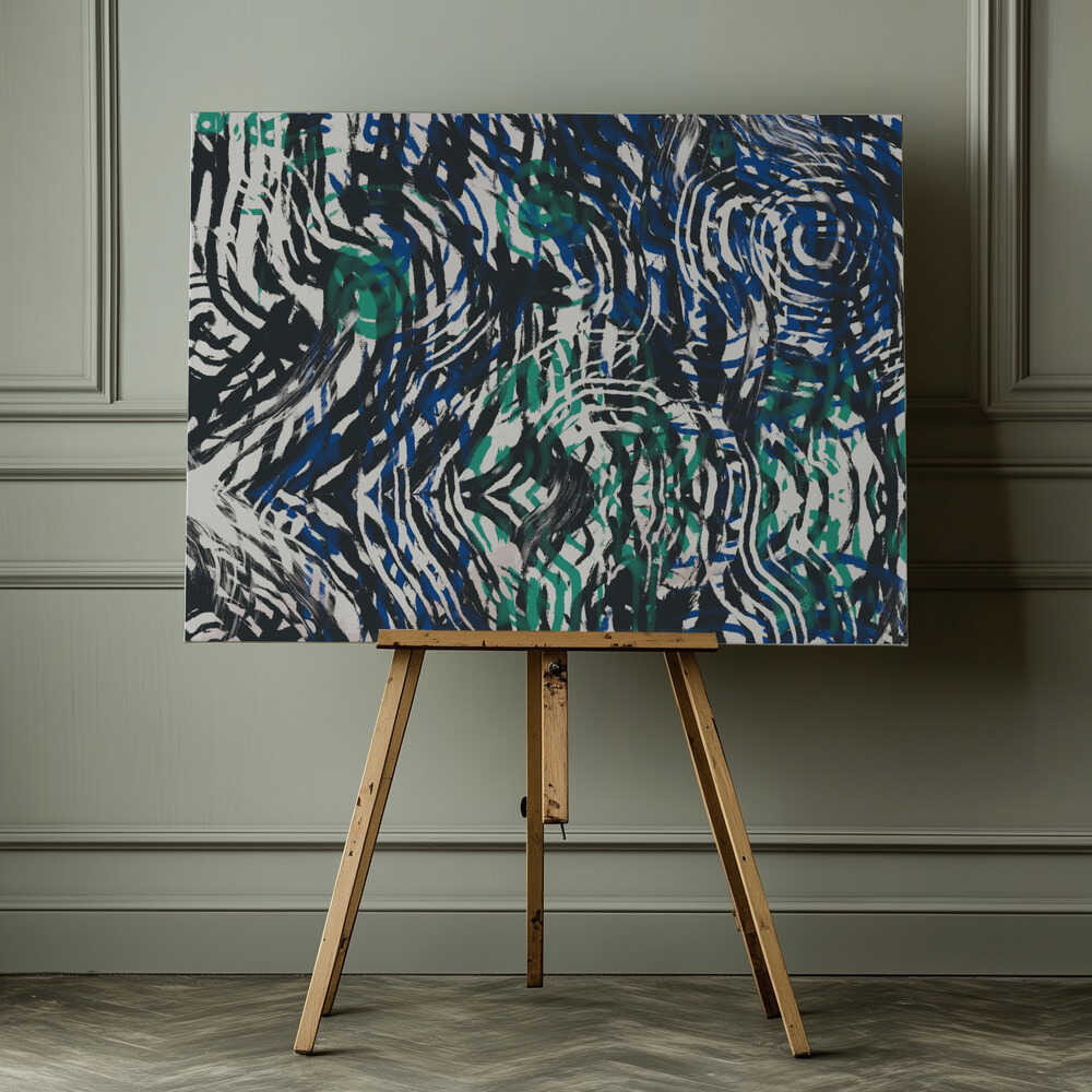 Swirling Maze | Canvas