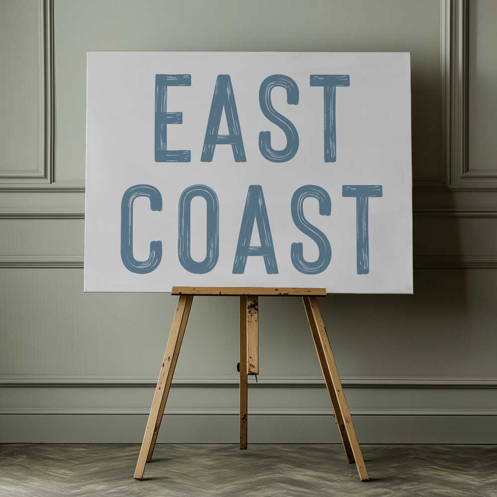 Côte Est - Horizontal | Toile