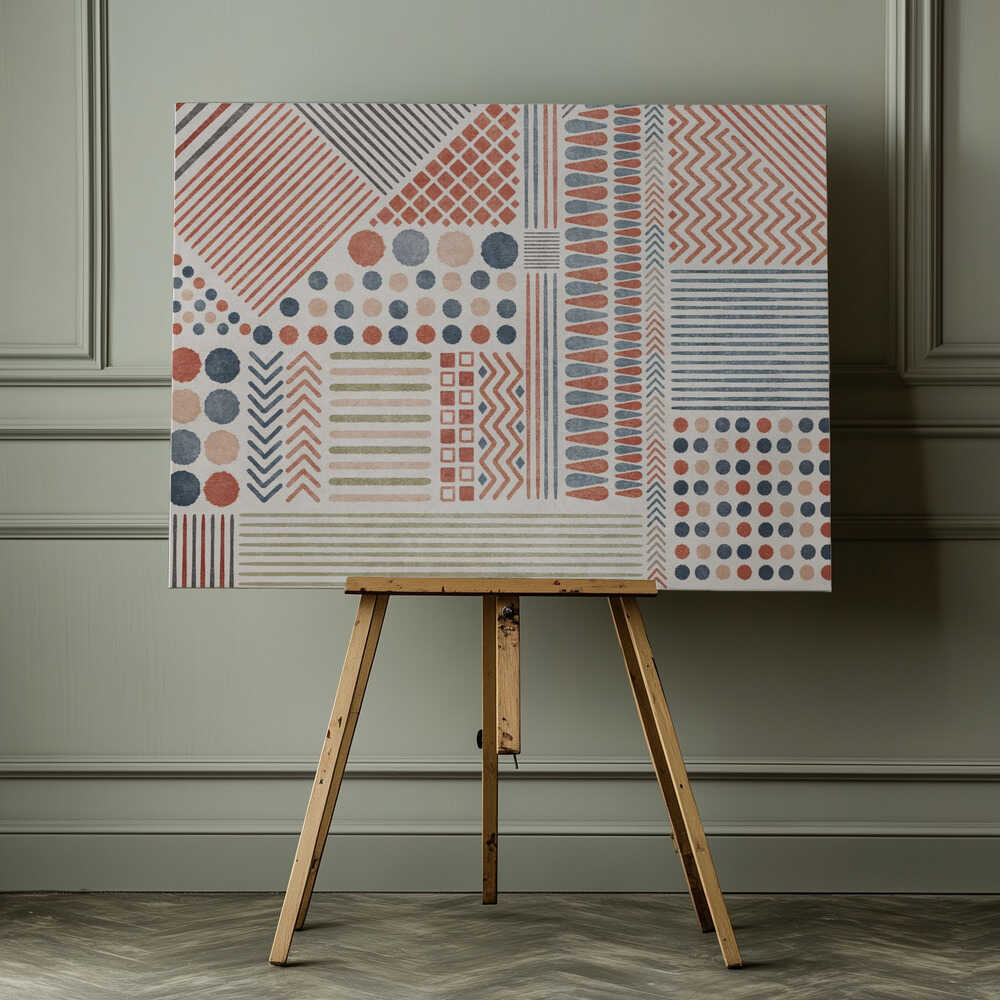 Harmonie géométrique | Toile