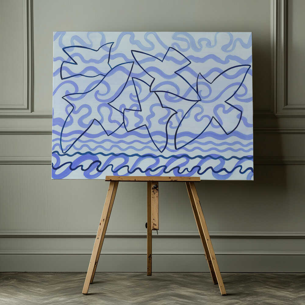 Vagues de sérénité | Toile