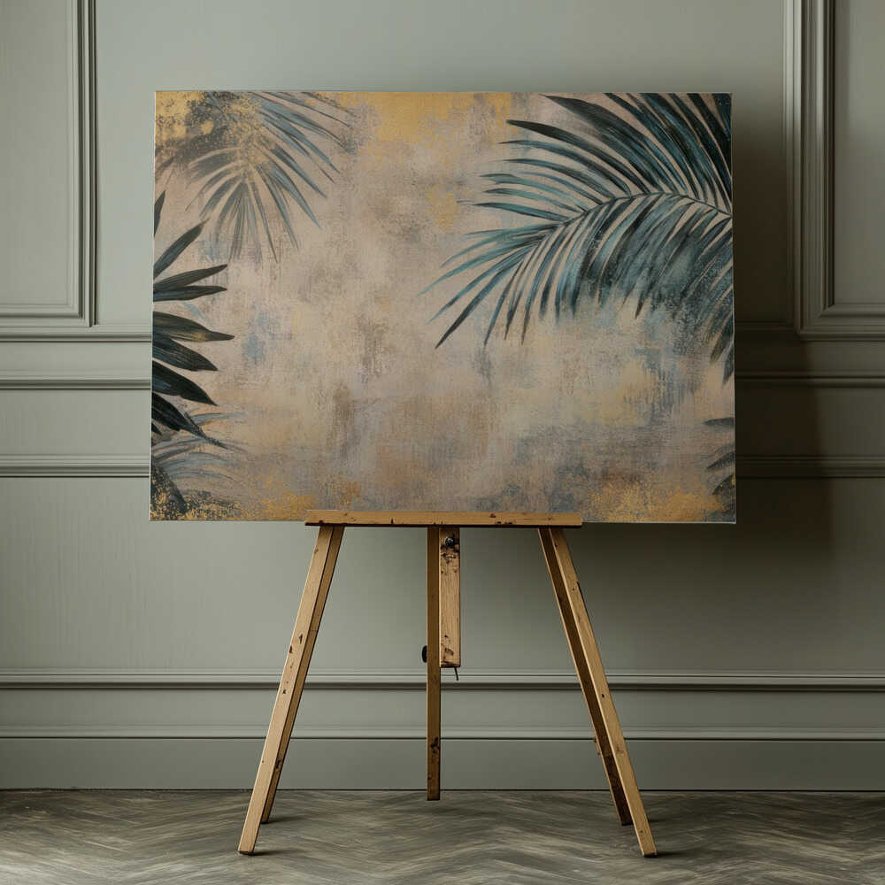 Elegant Tropical Leaves | Canvas