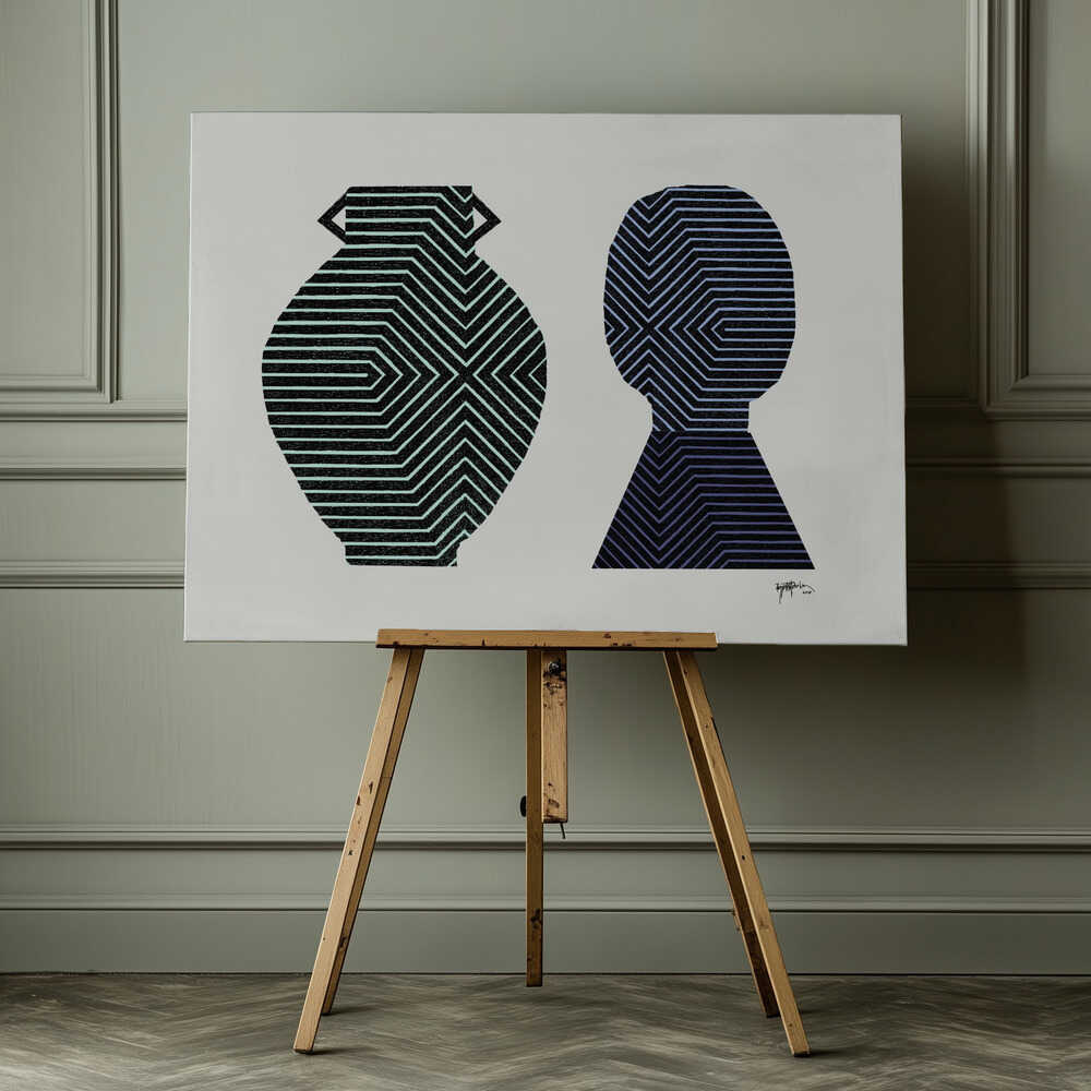 Jardin Céleste IV. | Toile