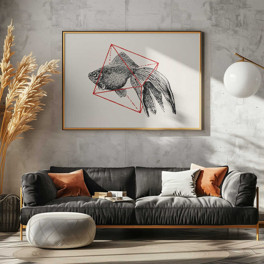 Fish In Geometrics Nº3 | Poster