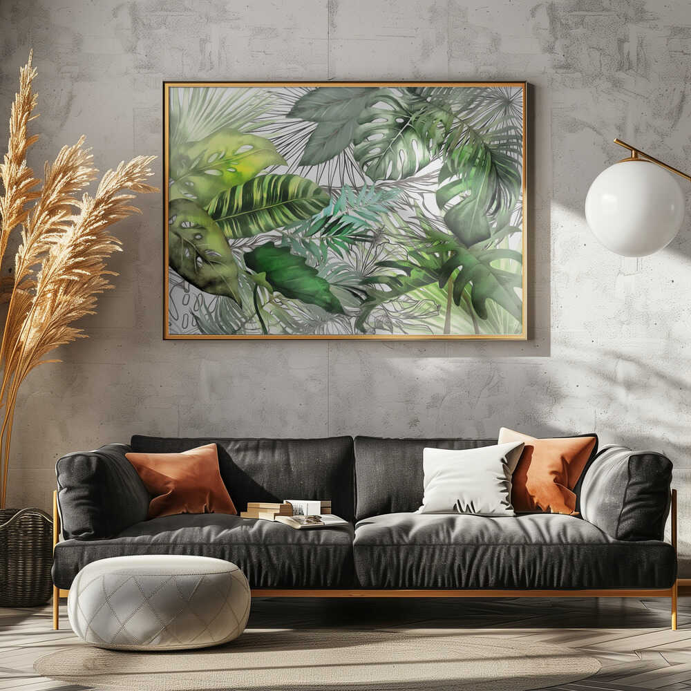 Tropisches Laub 02 | Poster