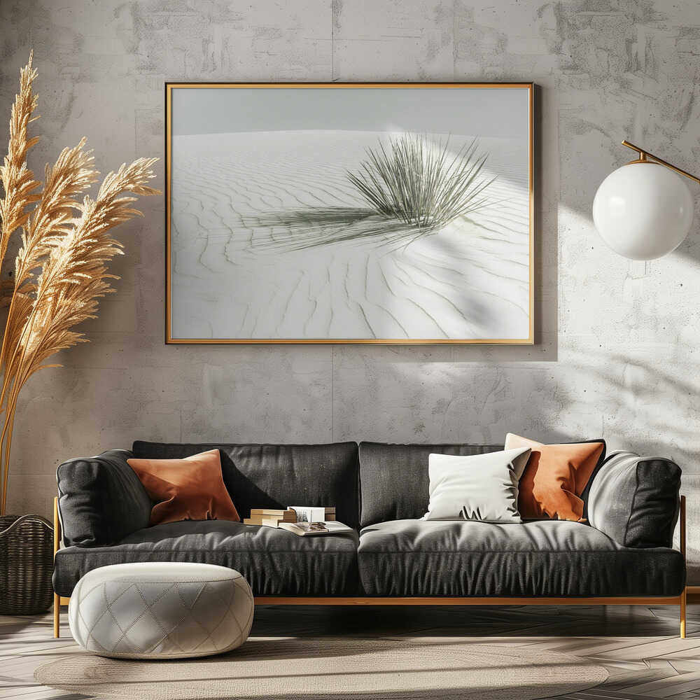 WHITE SANDS Vintage Dune | Poster