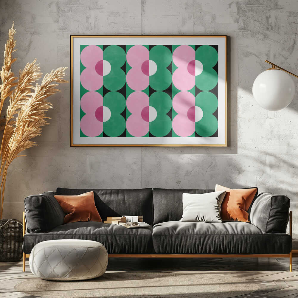 Floral Geometry Shapes | Poster