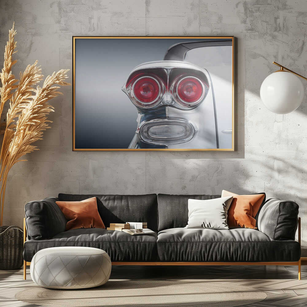 American classic car Bonneville 1958 Convertible | Poster