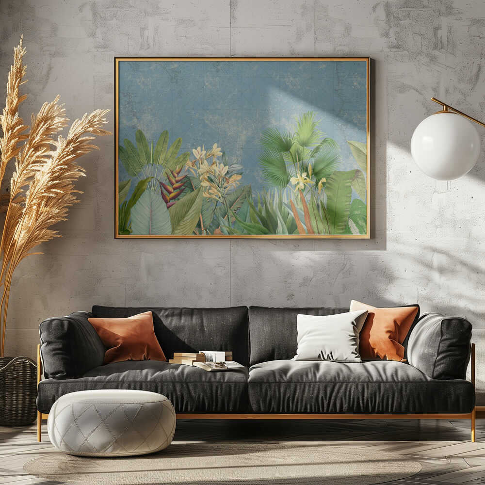 Tropical Vintage Landscape | Poster