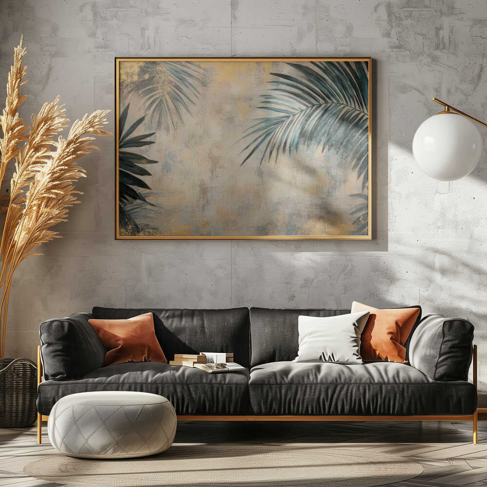 Elegant Tropical Leaves | Poster