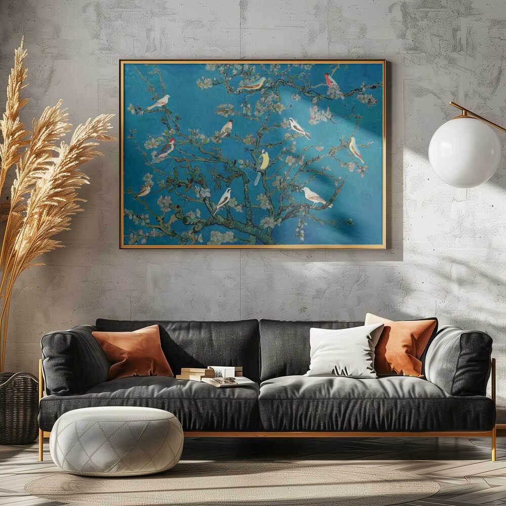 Birds In the Almond Blossom | Poster