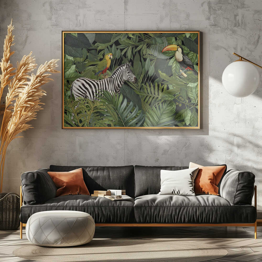 Zebra and Friends | Poster