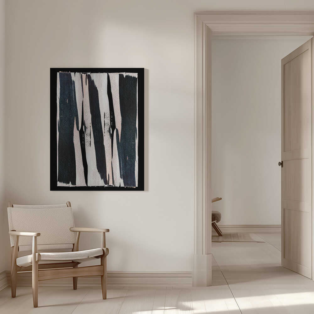 Rayures monochromes | Toile