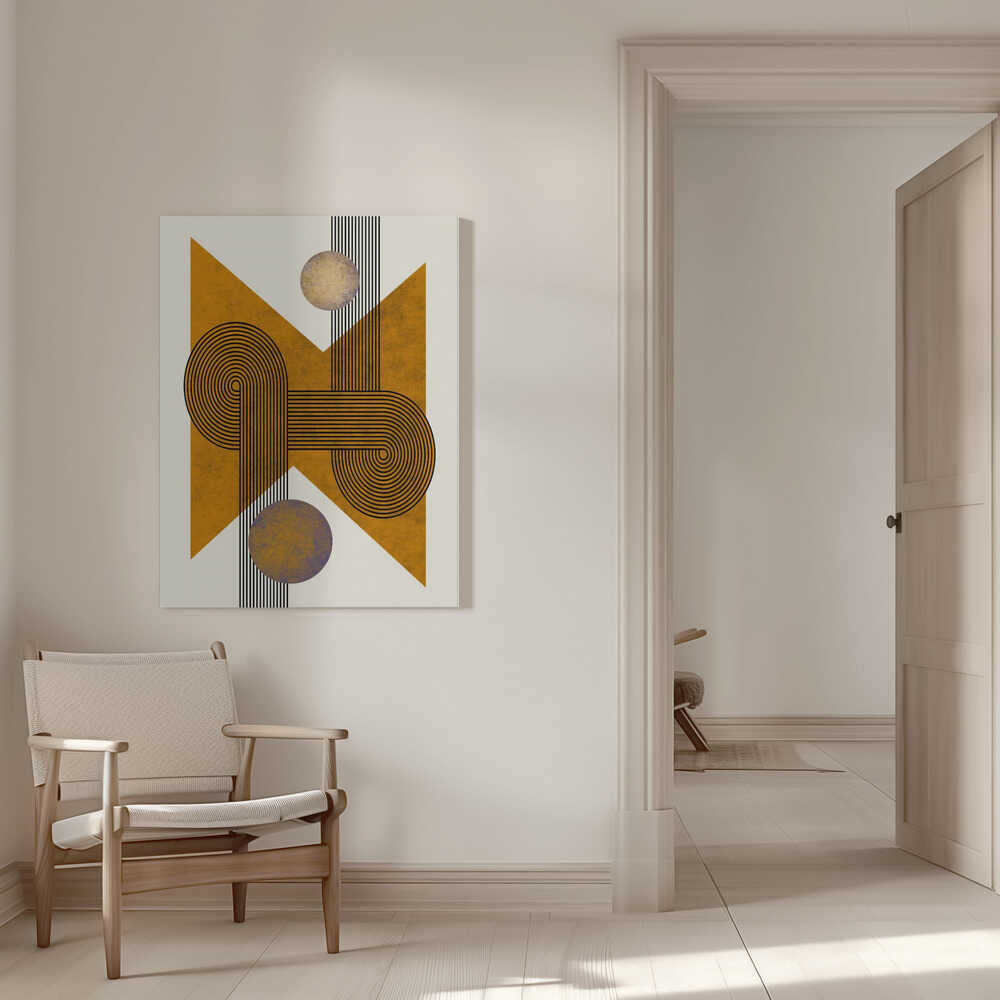 Textured Mid Century Composition 4 | Canvas