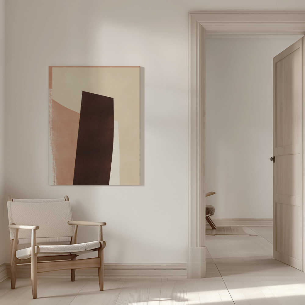 Geometric Shapes in Earthy Tones | Canvas