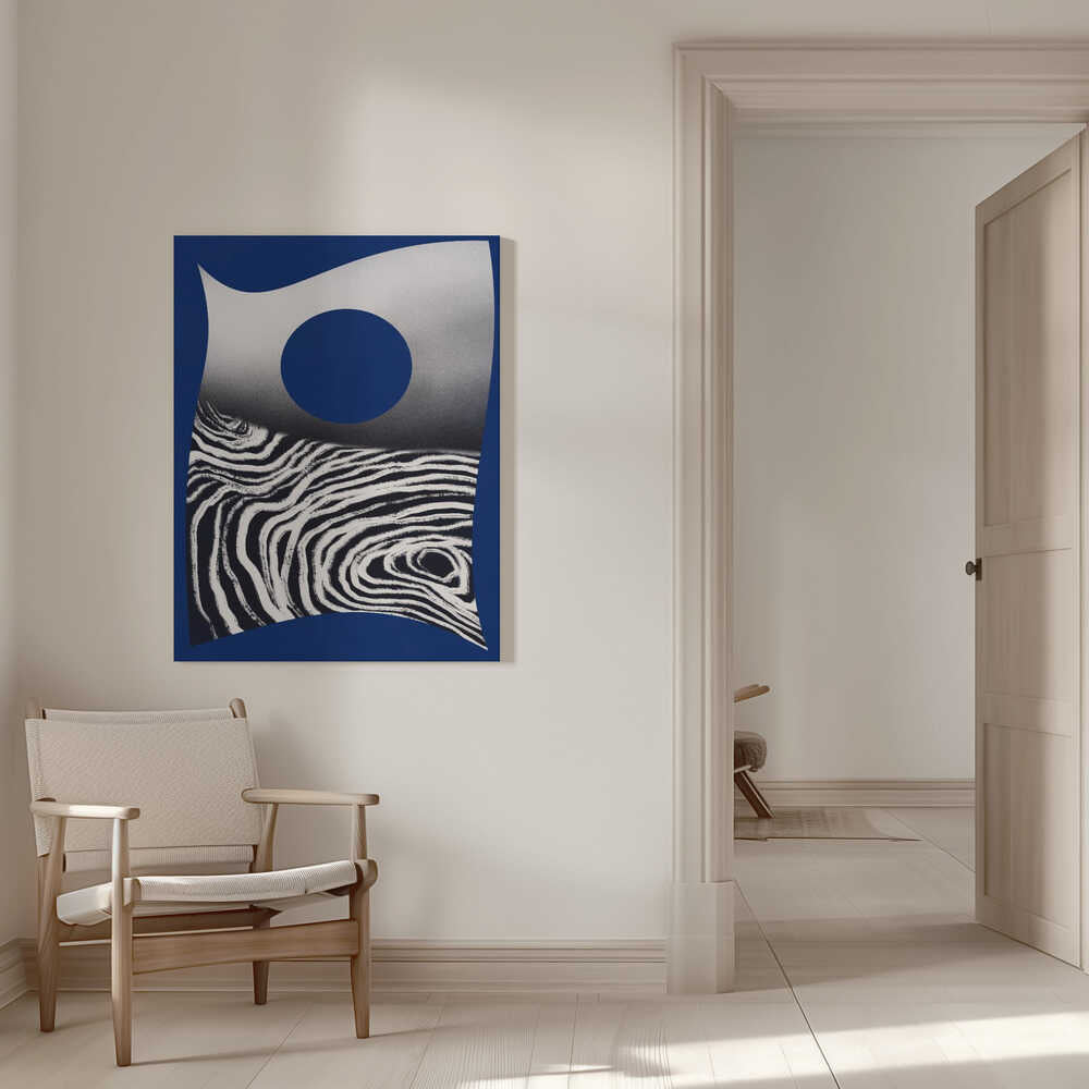 Vague de lune zébrée | Toile