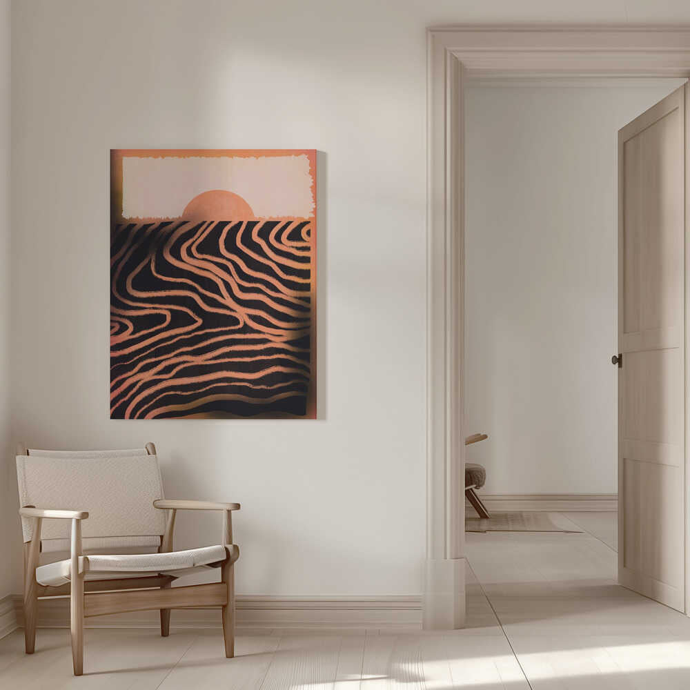 Sonnenuntergang-Ausschnitt | Leinwand