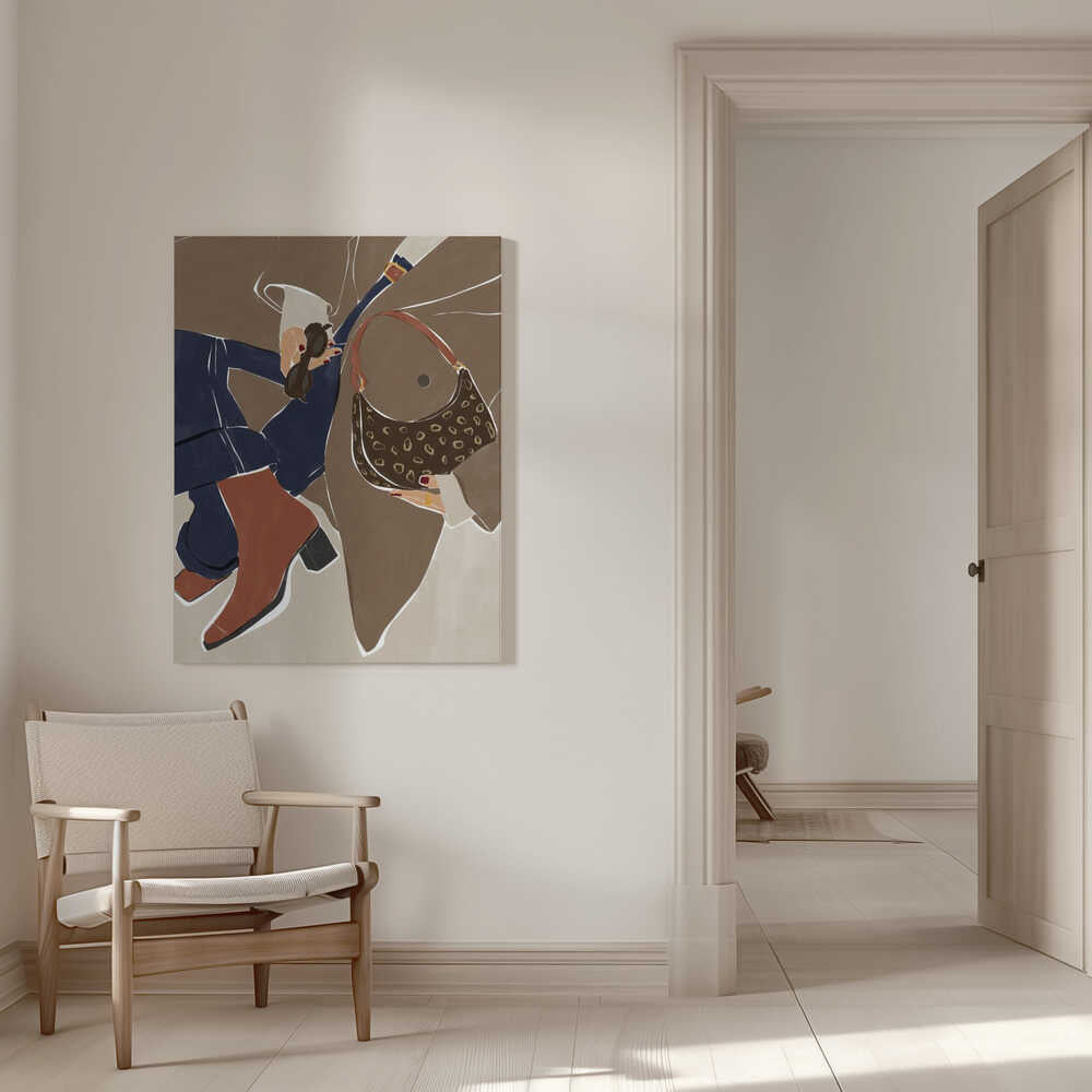 Fall Fashion Vibes Art Print By Ivy Green Illustrations | Canvas