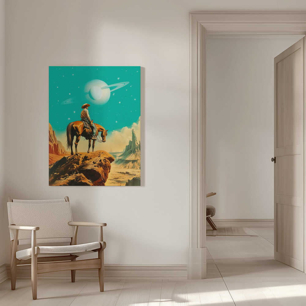 Un astronaute occidental | Toile