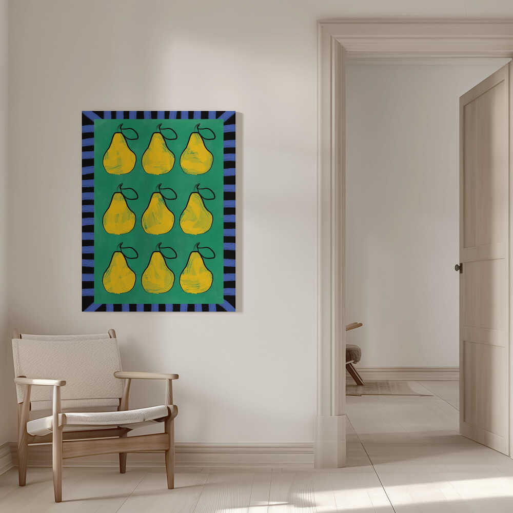 Birnengitterharmonie | Leinwand