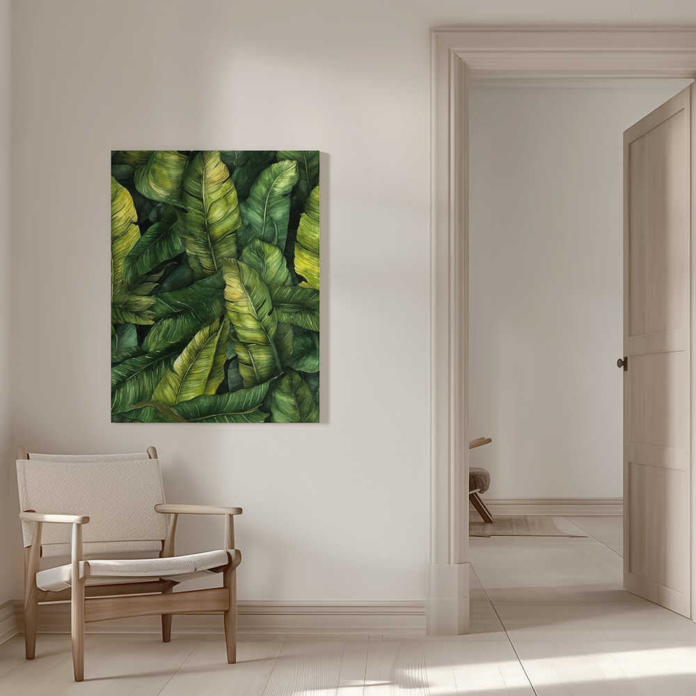 Aquarelles de fleurs et de feuilles (84) | Toile