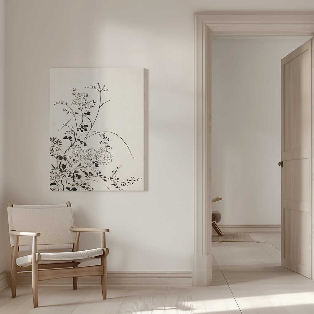 Fleurs et herbes d'automne (1762) | Toile