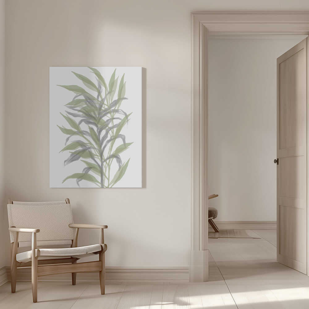 Feuille de bambou silencieuse | Toile