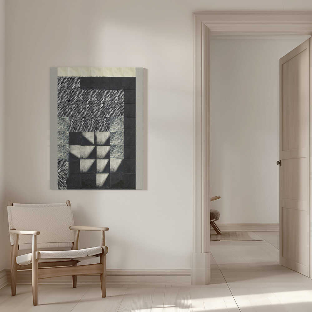 Mit geometrischen Mustern | Leinwand