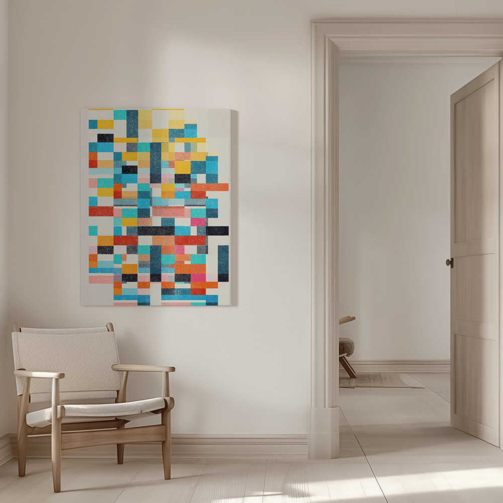 Farbenfrohes Muster | Leinwand