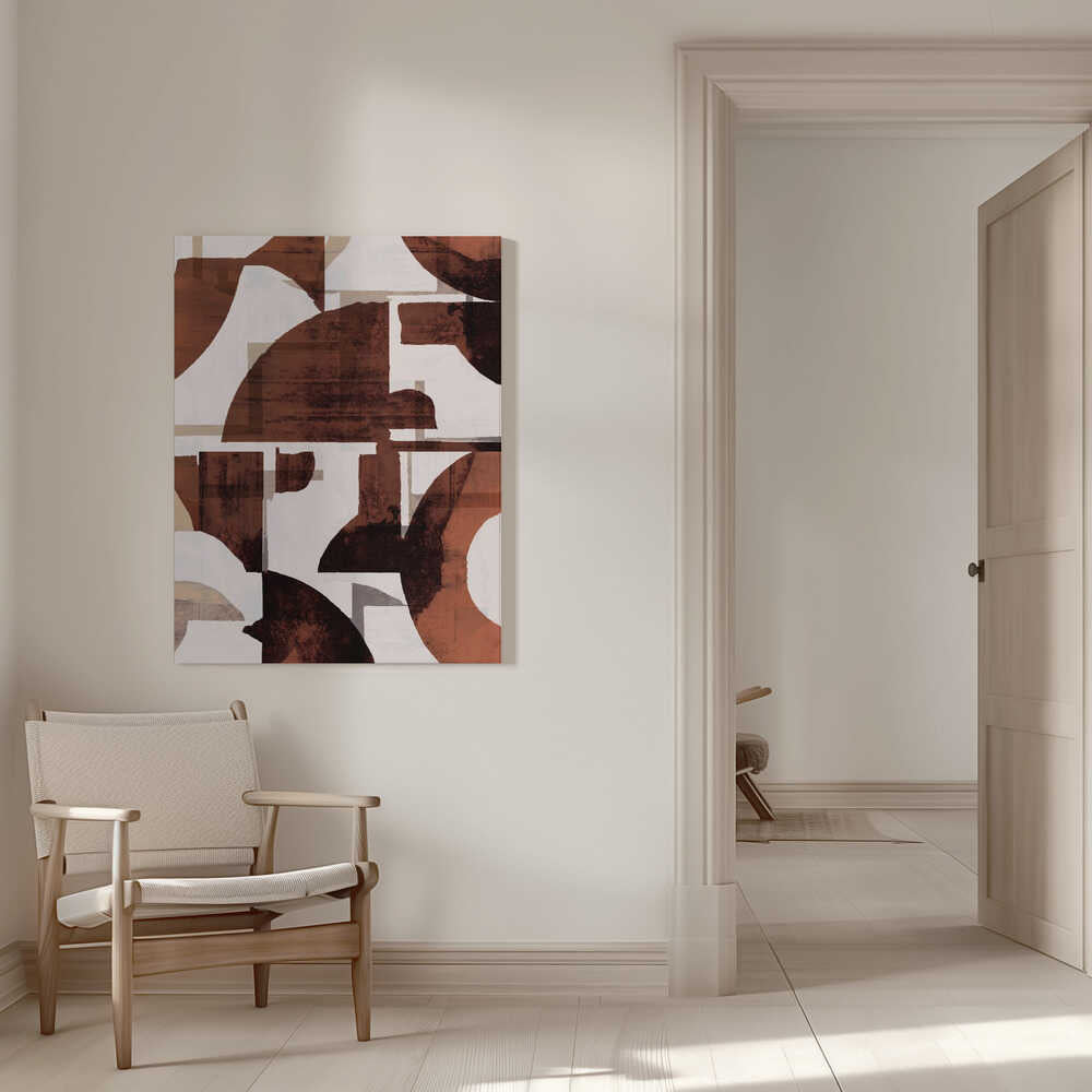Abstrakter Rost &amp; Form | Leinwand